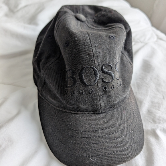 Hugo Boss | Baseball Cap In Washed Black - Picture 1 of 4